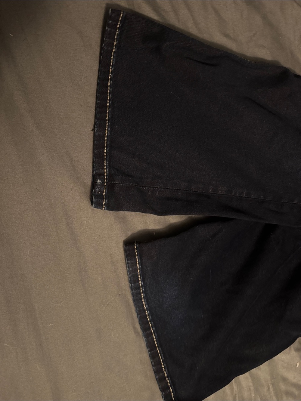 Buckle Black Men's Bootcut Jeans in Dark Blue Denim - Picture 3 of 4